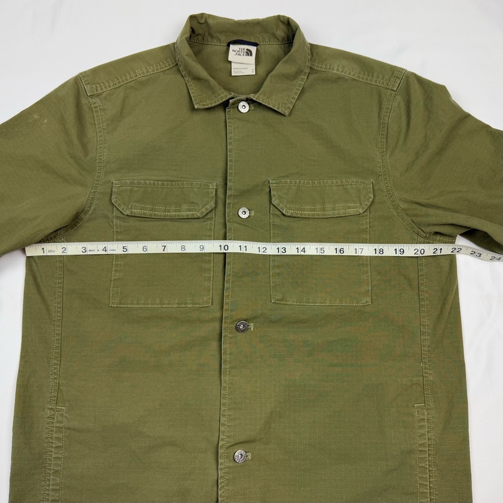 The North Face Olive Green Lightweight Shirt Jacket - Picture 8 of 9
